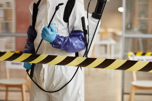 Professional Biohazard Cleanup technician working in Dorchester, NJ